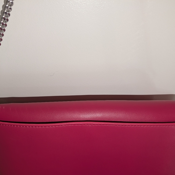 Rebecca Minkoff crossbody. Acid pink. 7" tall 11" wide. BNWT - Picture 10 of 13